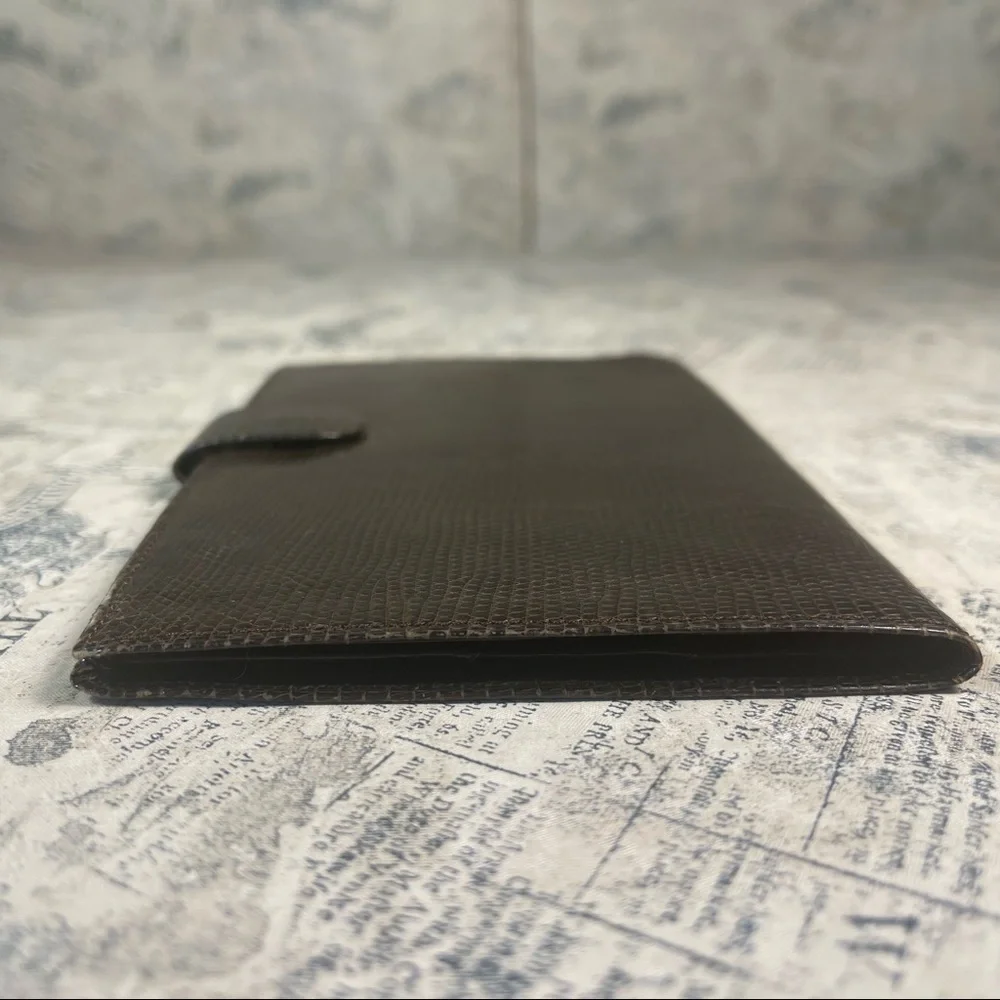 Mark Cross Paris Rare - Antique Lizard Leather Travel Wallet - Collectors item